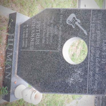 HUMAN Petrus Johannes 1935-1999