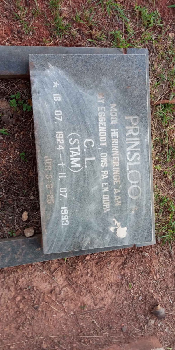 PRINSLOO C.L. 1924-1993
