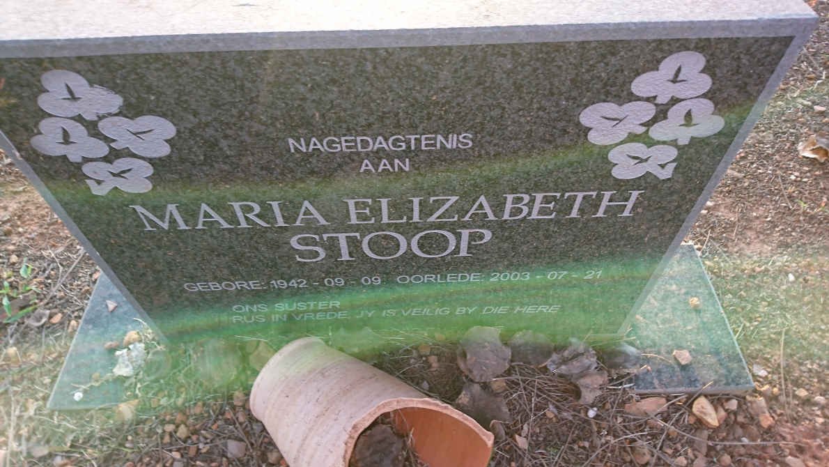 STOOP Maria Elizabeth 1942-2003