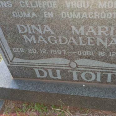 TOIT Dina Maria Magdalena, du 1907-1991