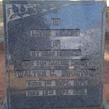 BRUNTON Walter G. 1871-1931
