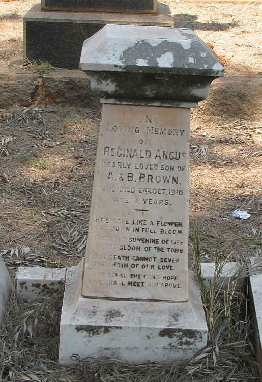BROWN Reginald Angus -1910