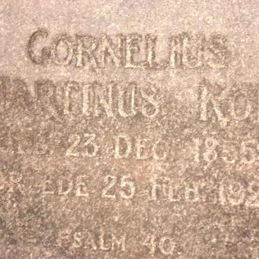 KOK Cornelius Martinus 1855-1928