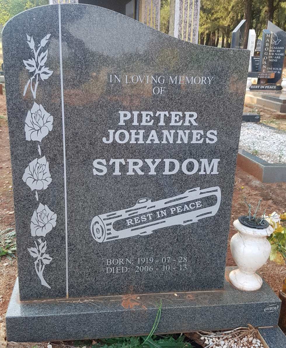 STRYDOM Pieter Johannes 1919-2006