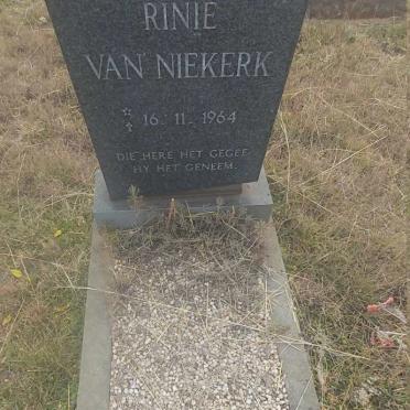 NIEKERK Rinie, van 1964-1964