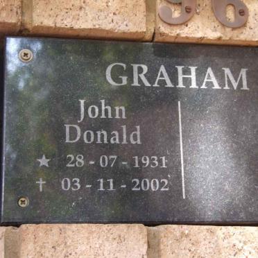 GRAHAM John Donald 1931-2002