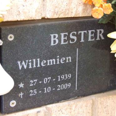 BESTER Willemien 1939-2009