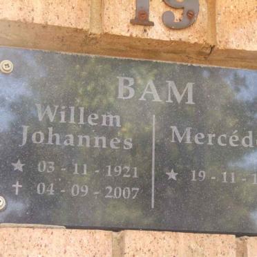 BAM Willem Johannes 1921-2007 &amp; Mercedes 192?-