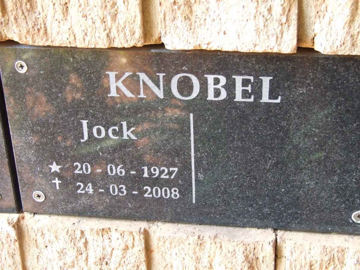 KNOBEL Jock 1927-2008