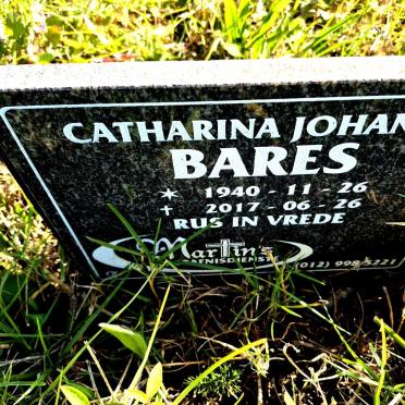 BARES Catharina Johanna 1940-2017