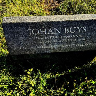BUYS Isak Christoffel Johannes 1903-2016