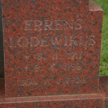 CELLIERS Errens Lodewikus 1911-1988