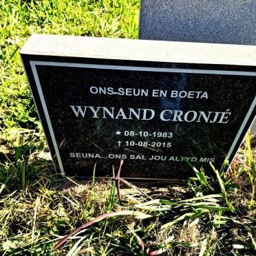 CRONJE Wynand 1983-2015