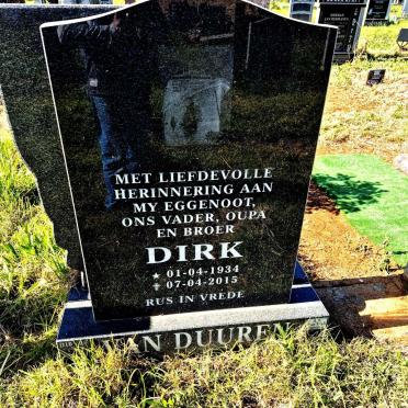DUUREN Dirk, van 1934-2015