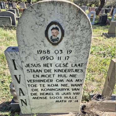 FOURIE Ivan 1988-1990