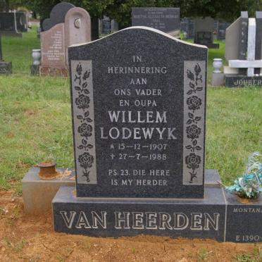 HEERDEN Willem Lodewyk, van 1907-1988