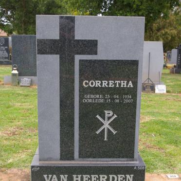 HEERDEN Corretha, van 1934-2007
