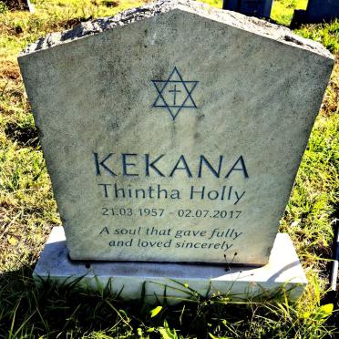 KEKANA Thintha Holly 1957-2017