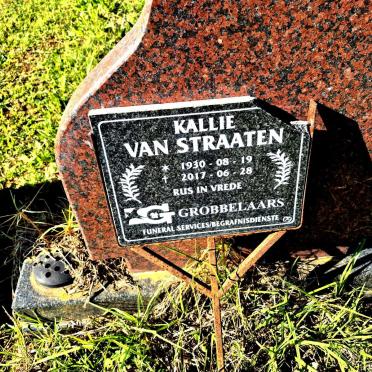 STRAATEN Kallie, van 1930-2017
