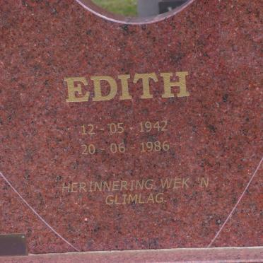 VILJOEN Edith 1942-1986