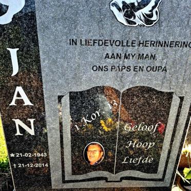 WESTHUIZEN Jan, van der 1943-2014