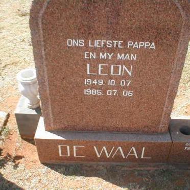 WAAL Leon, de 1949-1985