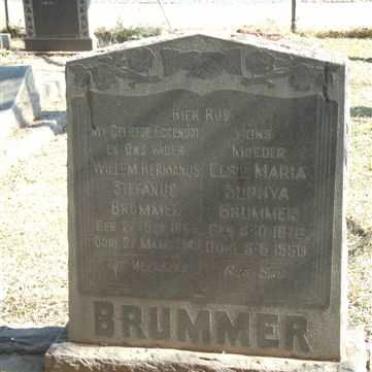 BRUMMER Willem Hermanus Stefanus & Elsie Maria Sophya