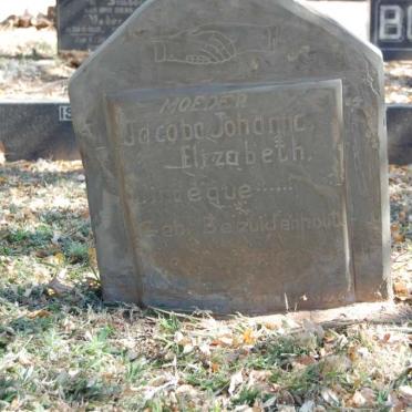 BEZUIDENHOUT Jacoba Johanna Elizabeth