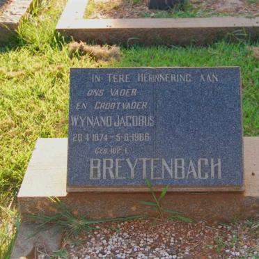 BREYTENBACH Wynand Jacobus 1874-1966