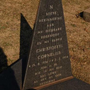BULTER Christoffel Cornelius 1936-1974