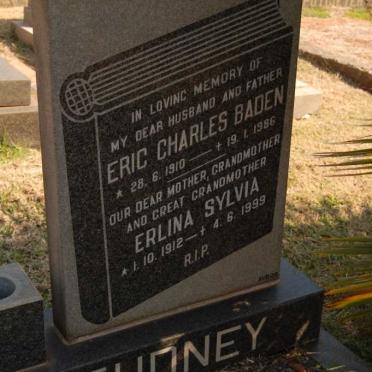 DEUDNEY Eric Charles Baden 1910-1986 &amp; Erlina Sylvia 1912-1999