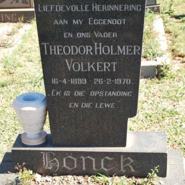 HÖNCK Theodor Holmer Volkert 1899-1970