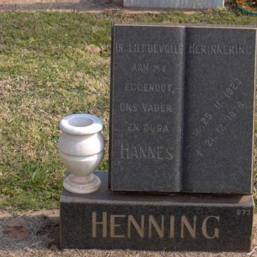 HENNING Hannes 1923-1976