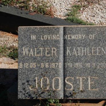 JOOSTE Walter 1905-1970 &amp; Kathleen 1916-2000