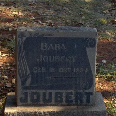 JOUBERT Baba -1954