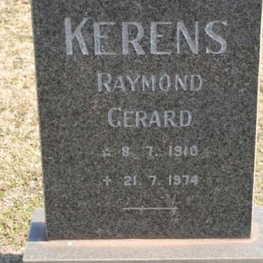 KERENS Raymond Gerard 1910-1974
