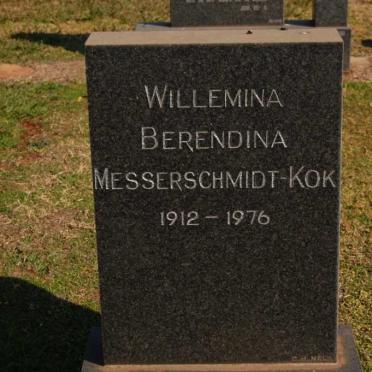 KOK Willemina Berendina, Messerschmidt 1912-1976