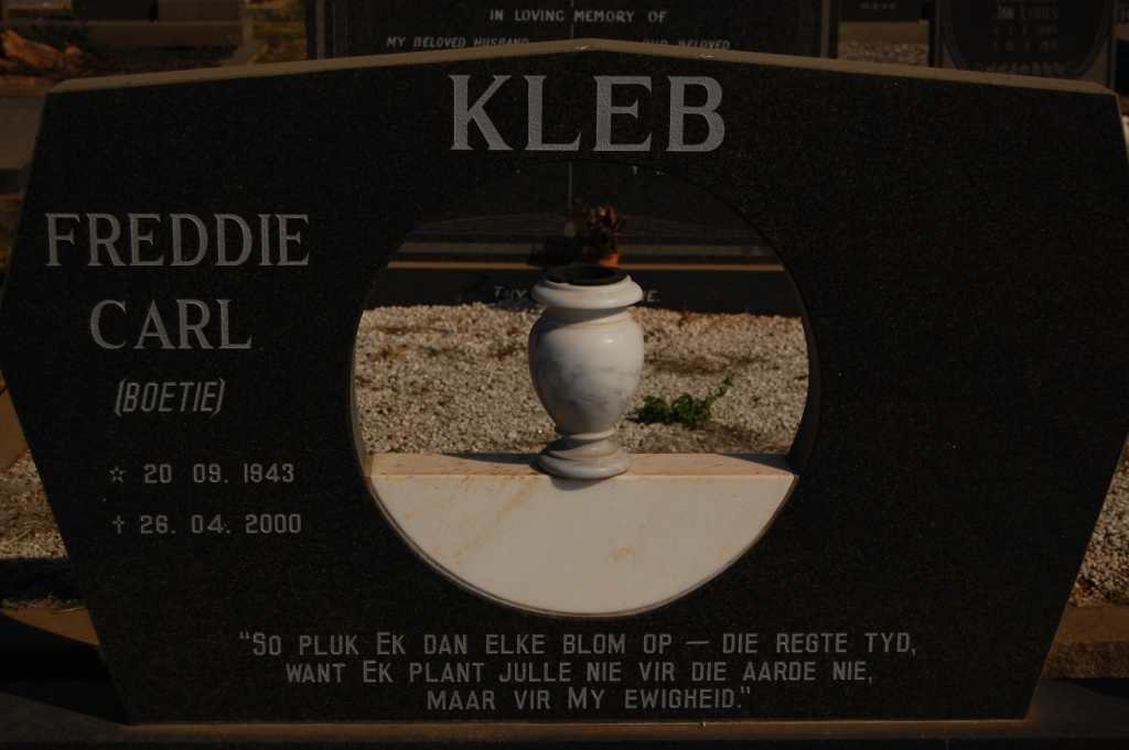 KLEB Freddie Carl 1943-2000