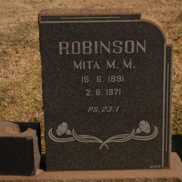 ROBINSON Mita M.M. 1891-1971