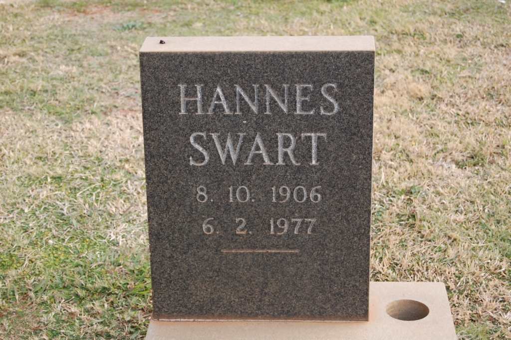 SWART Hannes 1906-1977