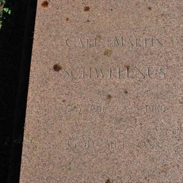 SCHWELLNUS Carl Martin 1911-1969 &amp; Sophia Elizabeth 1912-1996 