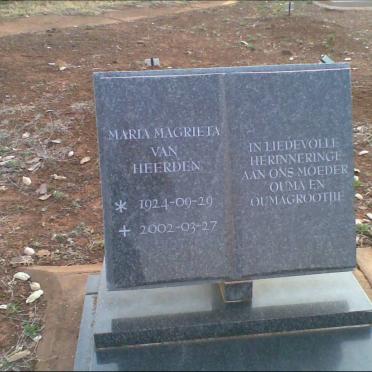 HEERDEN Maria Magrieta, van 1924-2002