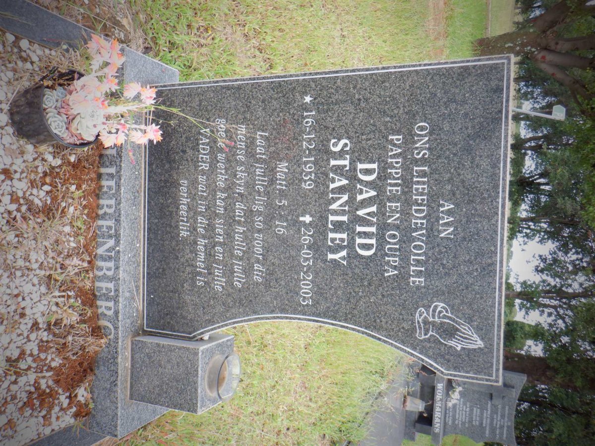 LIEBENBERG David Stanley 1939-2003