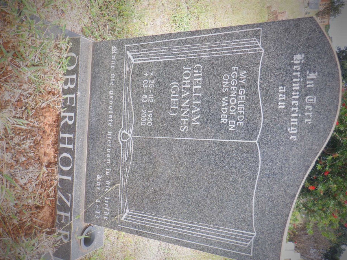 OBERHOLZER Gielliam Johannes 1950-2000