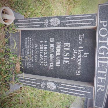 POTGIETER Elsie 1942-2011