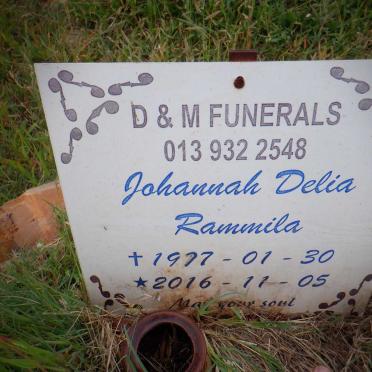 RAMMILA Johannah Delia 1977-2016