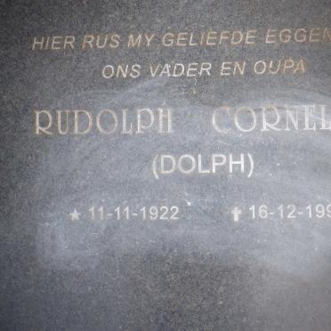 SANDERS Rudolph Cornelius 1922-1997 &amp; Maria Magdalena 1925-2002