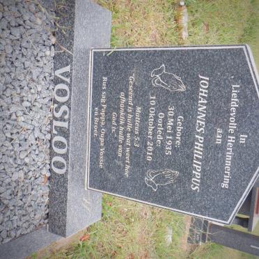 VOSLOO Johannes Philippus 1935-2010