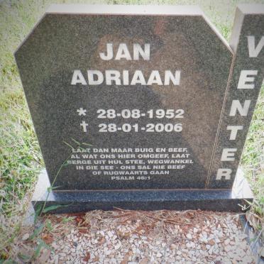 VENTER Jan Adriaan 1952-2006