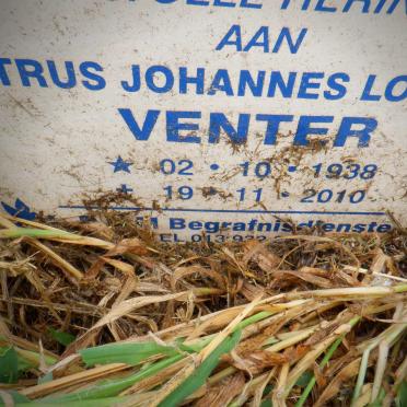 VENTER Petrus Johannes Lodewyk 1938-2010